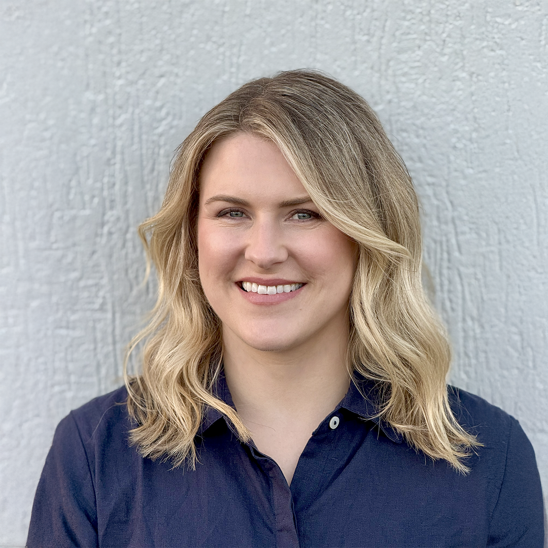 Professional headshot of woman from the shoulders up